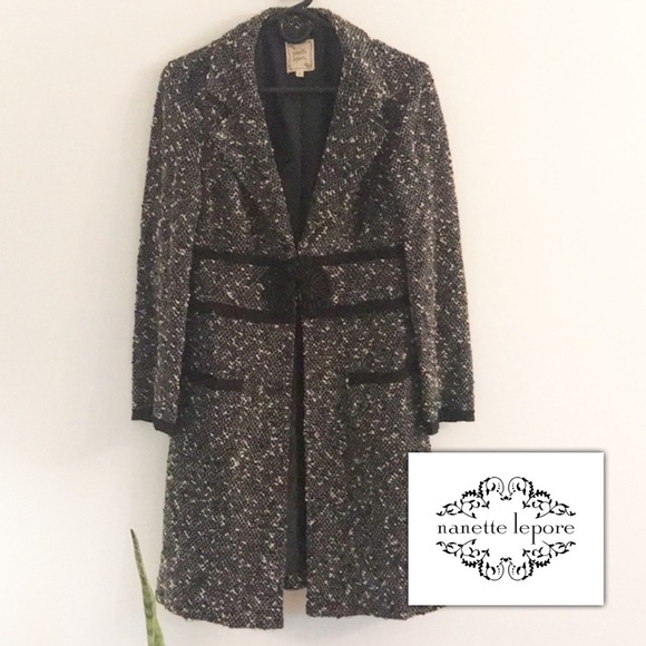 Nanette Lepore Jackets & Blazers - SALE! Nanette Lepore Long Duster Style Jacket